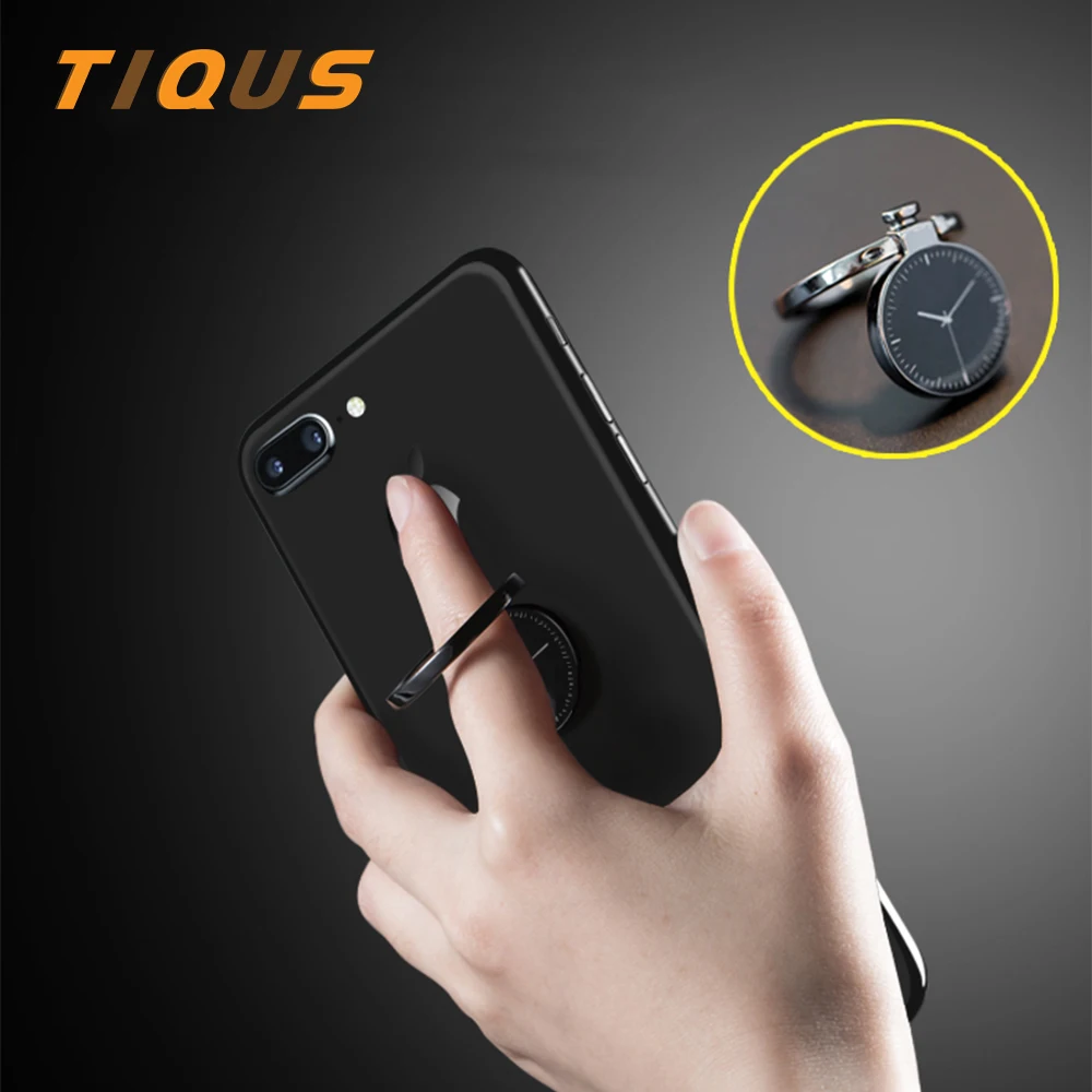TIQUS Phone Finger Ring Holder 360 Degree Stand For Samsung Xiaomi iPhone X XR 7 6 8 Plus Smartphone Universal Cellphone Holder TIQUS Phone Finger Ring Holder 360 Degree Stand For Samsung Xiaomi iPhone X XR 7 6 8 Plus Smartphone Universal Cellphone Holder