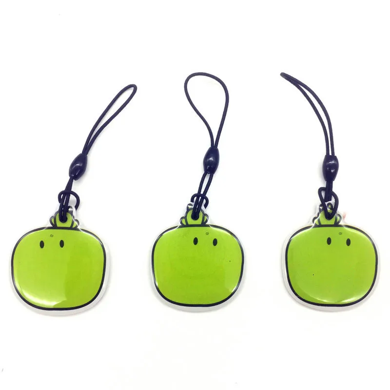 

10pcs Rewritable Duplicator Badge Copy 125khz T5577 RFID Tag tickets KeyFob Keychain Key Finder Access Control Cards For Copy
