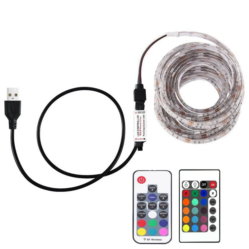 

0.5-5M Waterproof LED Strip 5050 DC5V 60LEDs/m Flexible LED Light RGB RGBW 5050 LED Strip