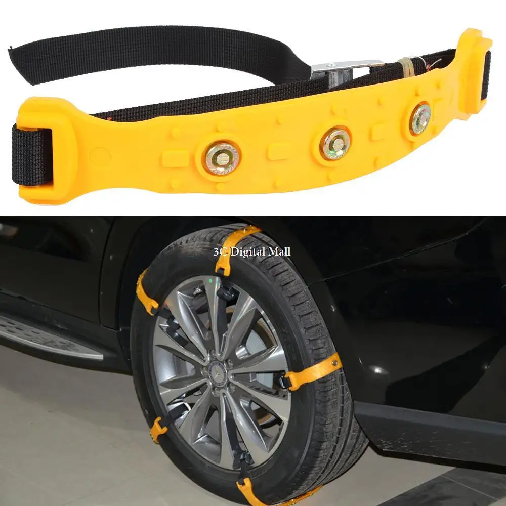 10pcs/Set Car Snow Tire Anti skid Chains Thickened Vehicles Wheel