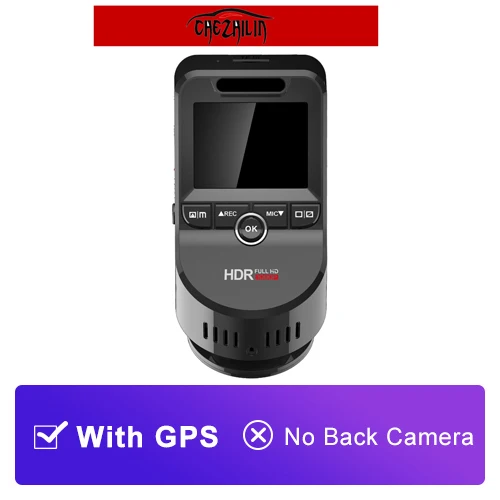 Автомобильный dvr 4 к Ultra HD gps Автомобильный регистратор 2160 P 60fps ADAS dvr с 1080 P sony Датчик заднего вида камера ночного видения двойной объектив Авто Dashcam - Название цвета: single camera