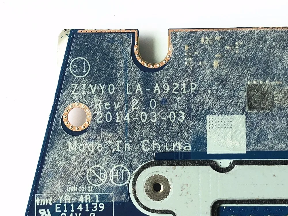 Высококачественная новая материнская плата ZIVY0 LA A921P для ноутбука Lenovo YOGA2 13 FRU:90005926