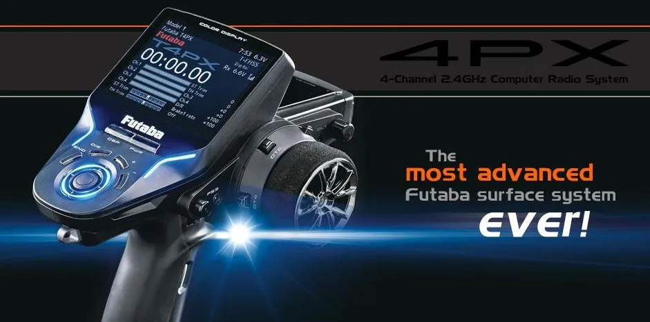  Futaba 4PX-R304SB The Most Advanced And Top 2.4GHz Computer Radio System 3.5