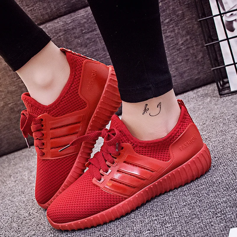

2019 New Fashion Sneakers Red Sneakers Women's Vulcanized Shoes Women Drop Shipping Tenis Feminino Women Shoes Zapatos Mujer