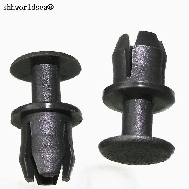 shhworldsea Nylon Dark Grey Radiator Grille Retainer Push Type Clip