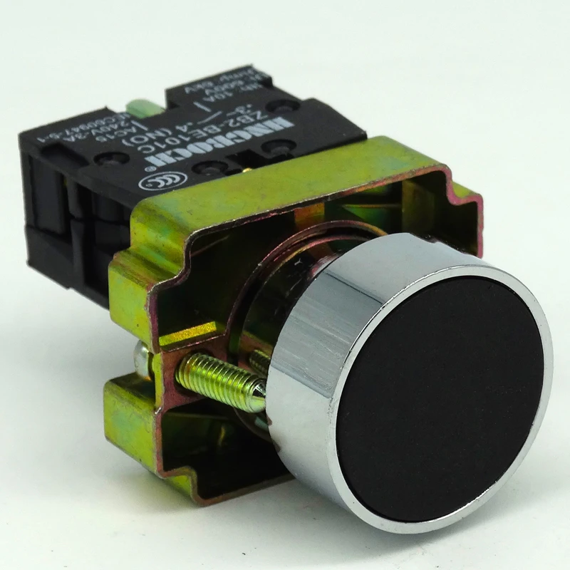 Free shipping 5PC 22mm Power switch button XB2 BA21 Momentary Push