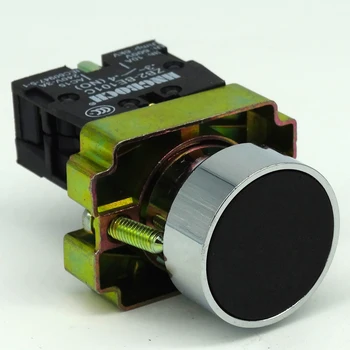 

Free shipping 5PC 22mm Power switch button XB2-BA21 Momentary Push Button Switch 1NO