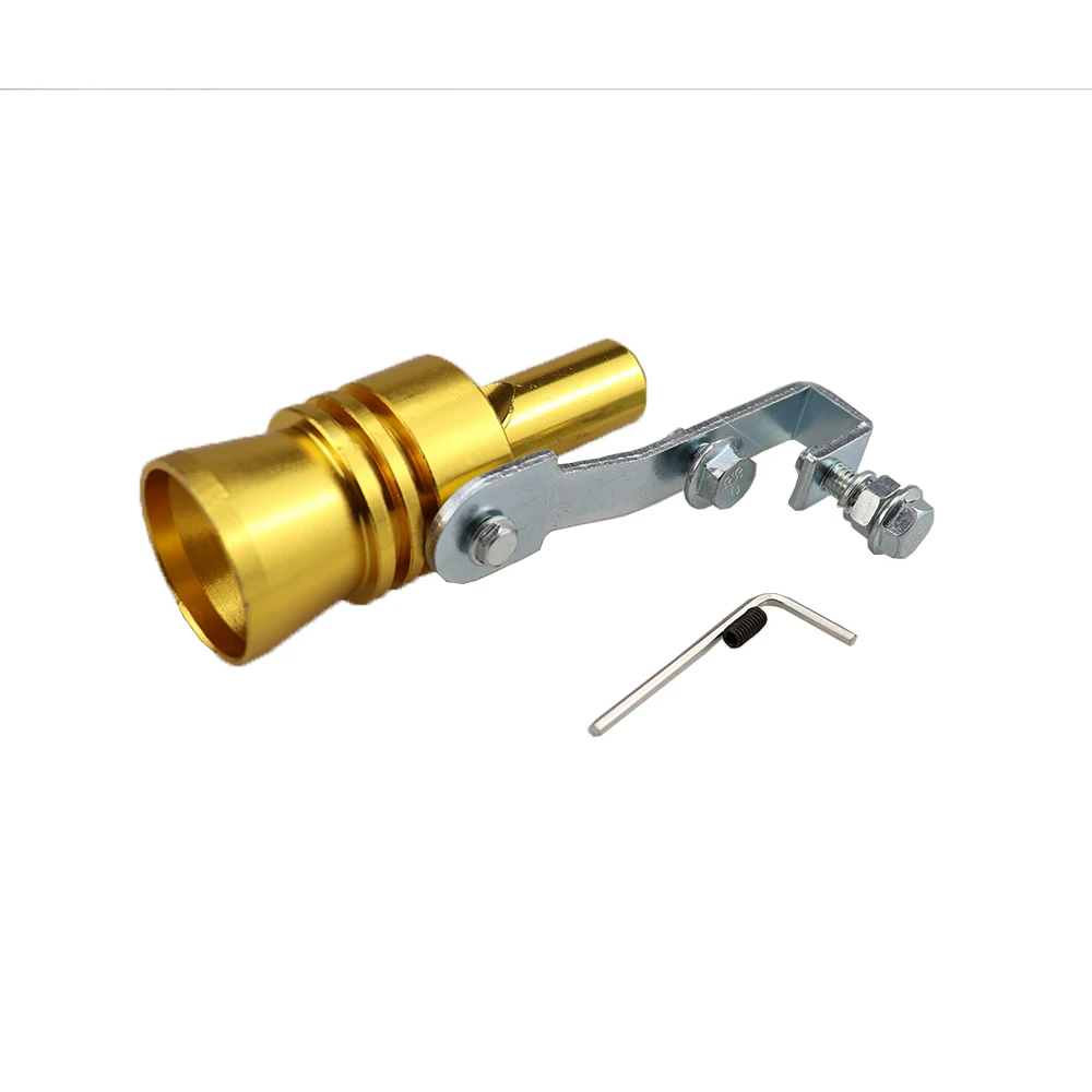 Universal Car Turbo Whistle Car Styling Tunning Muffler Exhaust Pipe Auto Blow-off Valve Simulator for All Cars S/M/L/XL