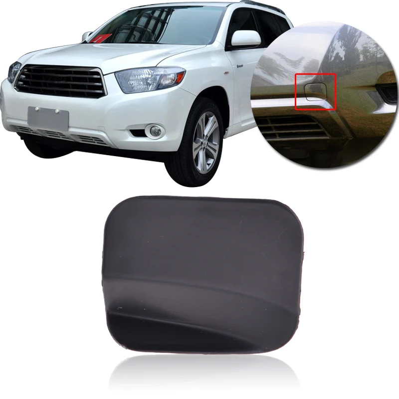 CAPQX New Front Bumper Tow Hook Cover Cap Black 5212 70E 915 For