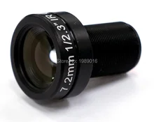 4K LENS 7.2mm f/2.5 47d HFOV 10MP No Distortion CCTV Lens 1/2.3″ Sports Camera Lens Hot