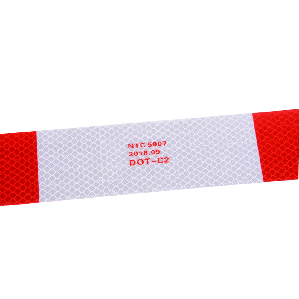 Светоотражающая лента, увеличивающая видимость " x 150" красная/белая точка NTC5807 Светоотражающая виниловая и отражающая лента для прицепа печать DIY