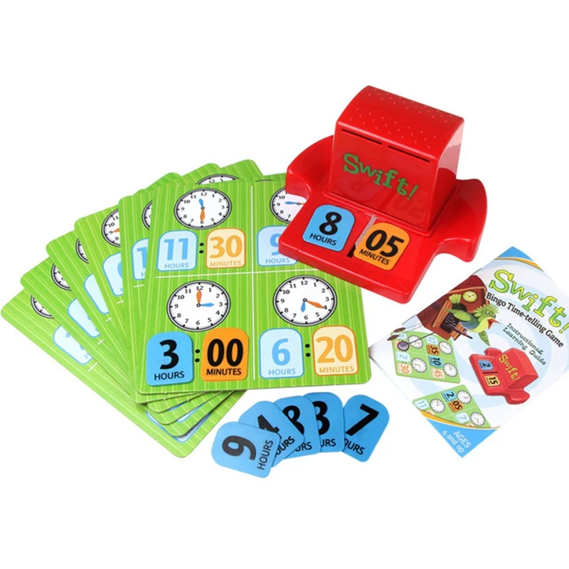 

Puzzle Game Learn Time Number Card Baby Kids Time Telling Cards Match Game Time Learning Educational Toys For Kids