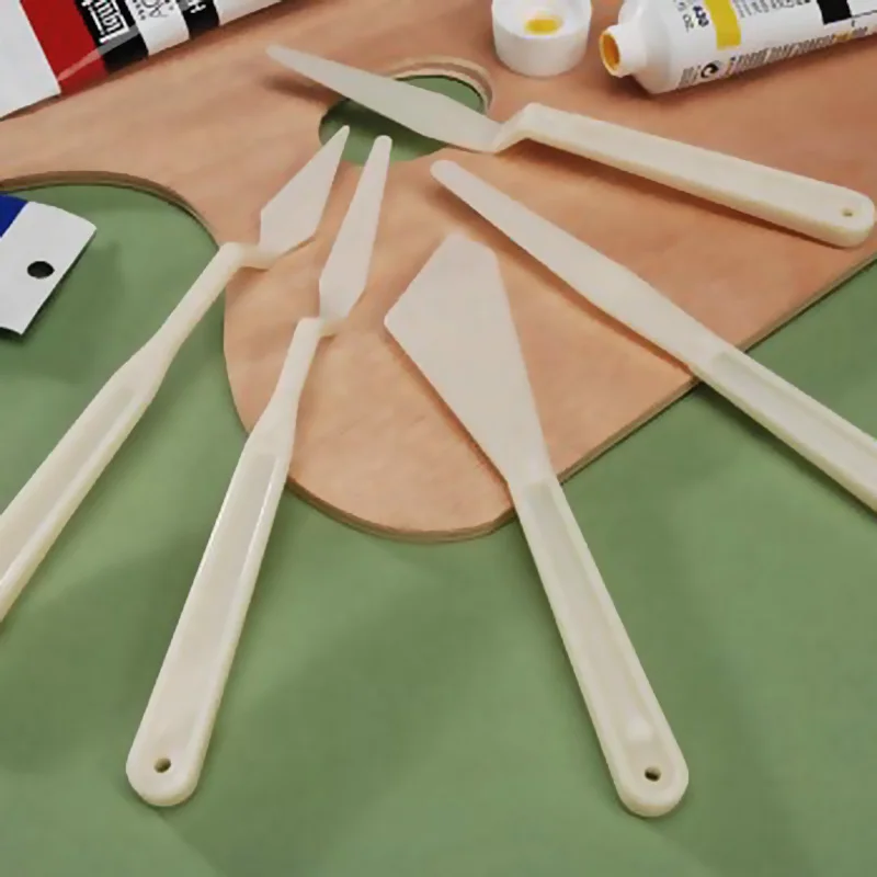 5 шт. пластиковая палитра нож для рисования смешивающие инструменты для акварели резьба картина маслом художника для Прямая