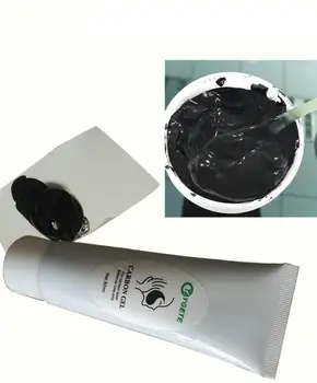

80ml Carbon Cream Gel Face Massage whitening Laser Cream Rejuvenation treatment Active Carbon Gel Extermal Use Skin Care