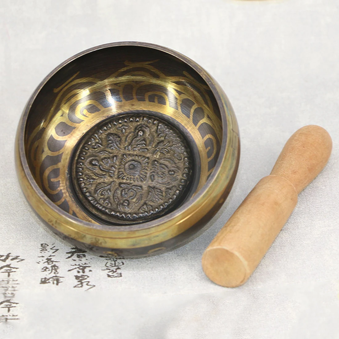 

Tibetan Bowl Singing Bowl Decorative-wall-dishes Home Decoration Decorative Wall Dishes Tibetan Singing Bowl 1PC