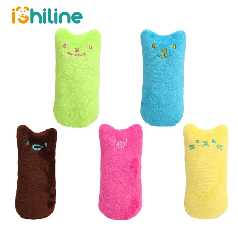 

Funny Interactive Plush Cat Toy Pet Kitten Chewing Toy Teeth Grinding Catnip Toys Claws Thumb Bite Cat mint For Cats Cat Supply