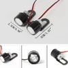 Phares antibrouillard led pour motos, phare auxiliaire, feu de route, 2 pièces, 12 v, lampe à led ► Photo 2/6