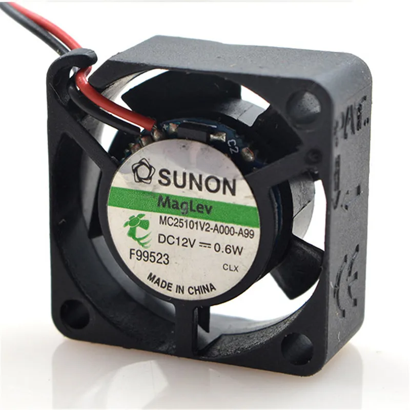 Осевой вентилятор охлаждения с двойным шариковым подшипником Sunon 2510 постоянный