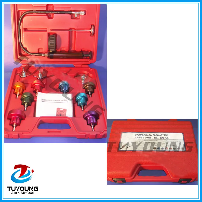 Auto ac detection tools, Pressure tester for cooling system and radiator filler plugs