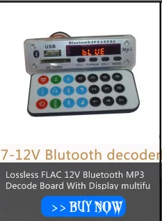 10 шт./лот 12 В/5 В Bluetooth MP3 декодирования доска звуковая карта USB Bluetooth вызова DIY Lossless декодер модуль электронные часы MD03