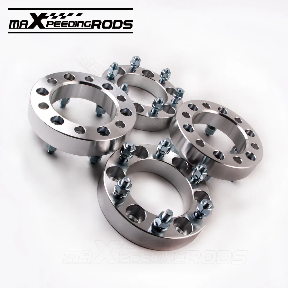 4 pcs Wheel Spacer Spacers 6 Studs 6x5.5 inch / 6x139.7mm PCD 35mm for