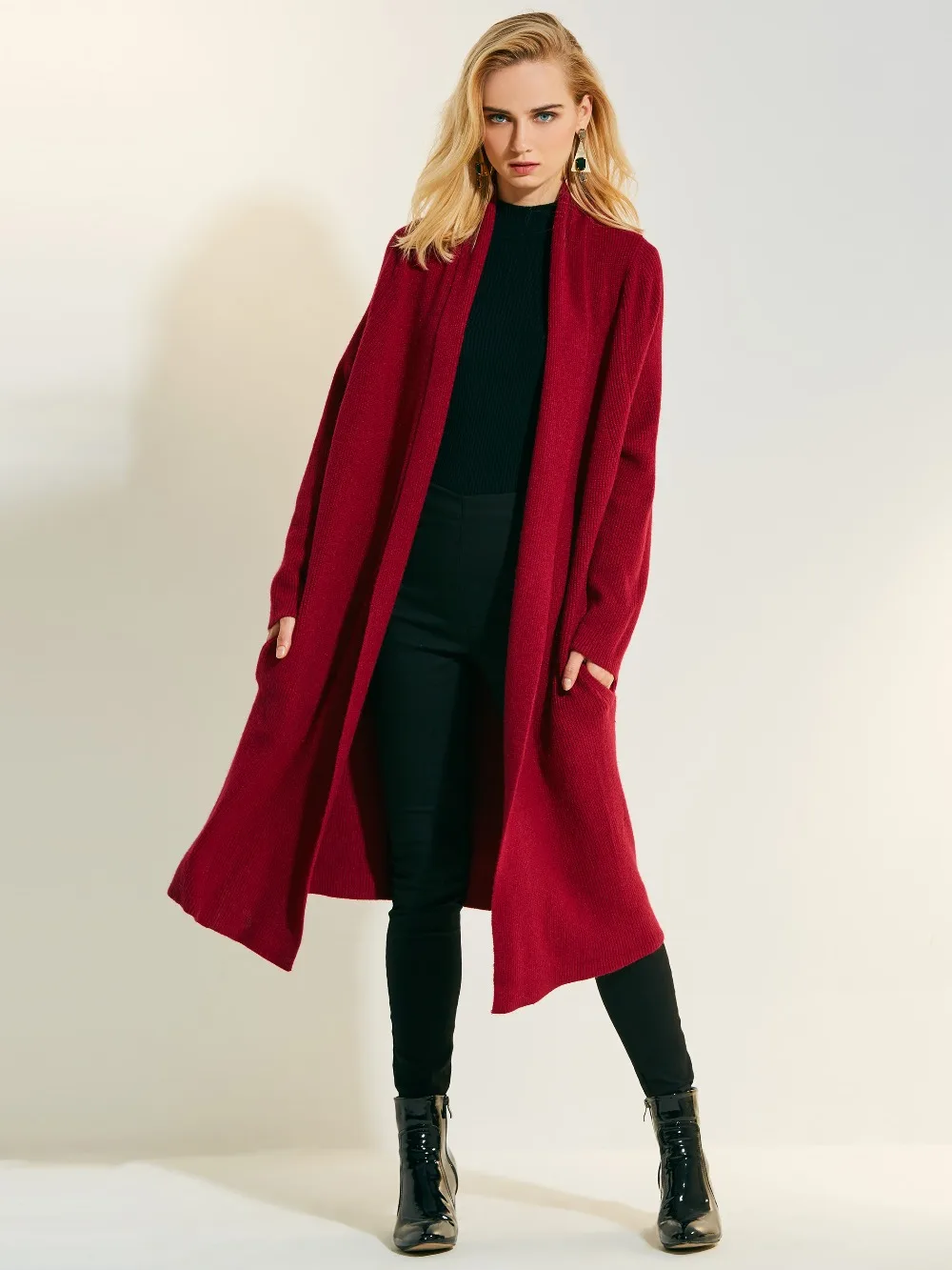 big cardigan outfits