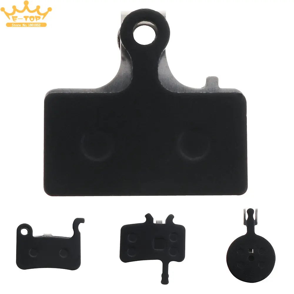 4 Pairs Mountain Bike MTB Bicycle Disc Brake Pads Semi Metal Resin