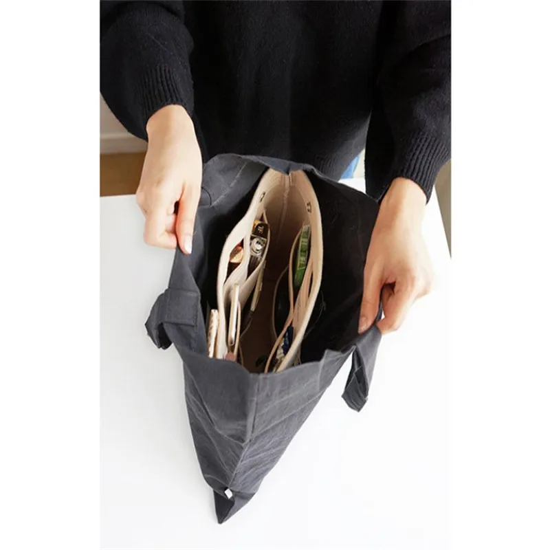 

Makeup Cosmetic Bag Multi-function Insert Purse Organizer Multi Pocket Cosmetic Bags In Bag Organizer Large Capacity Hot Sale