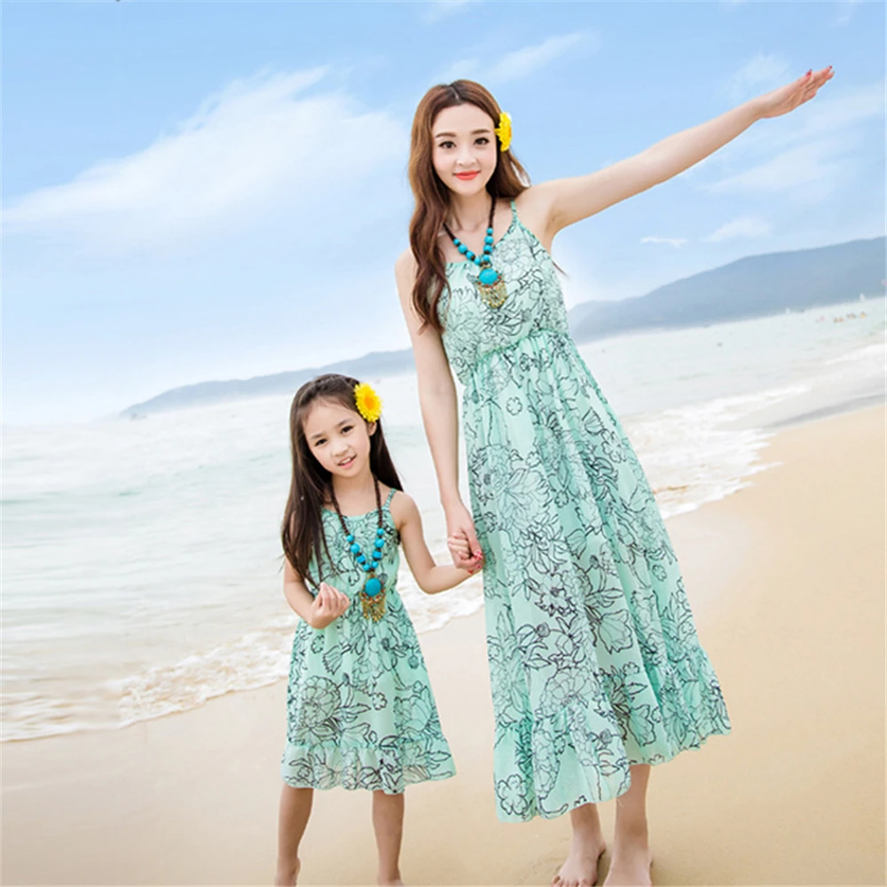 mother and daughter frocks