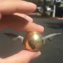 Harry Potter Golden Snitch Fidget Spinner Toy Metal Copper New Designs Decompression Toys Hand Spinner Gyro Spiral