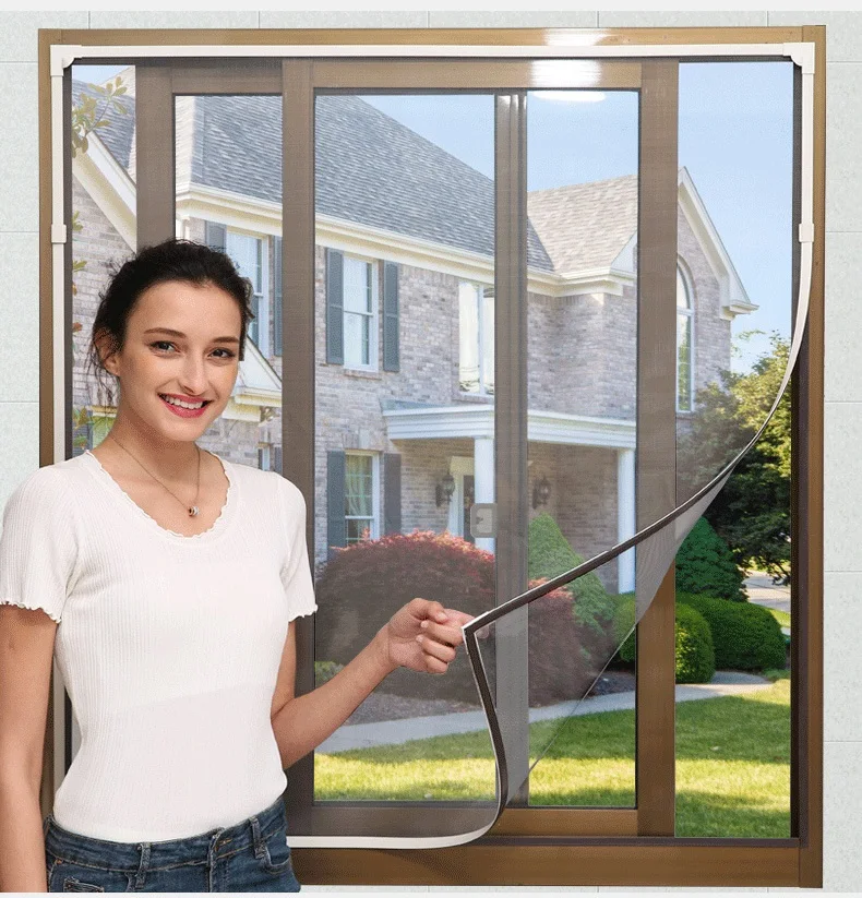 

Indoor Protector Mosquito Insect Fly Bug Window Screen Net Curtain Mosquito Netting Door DIY Strong Magic Stick in Kitchen 2019