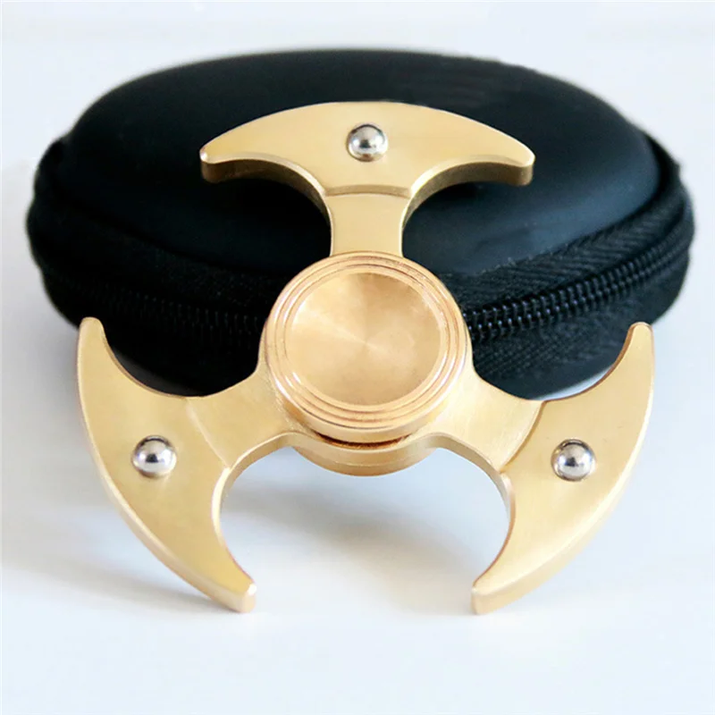 

Sickle Triangle Fidget Hand Spinner Rudder model Tri-Spinner Fingertips Toy 2017 EDC Special Design For Autism and ADHD
