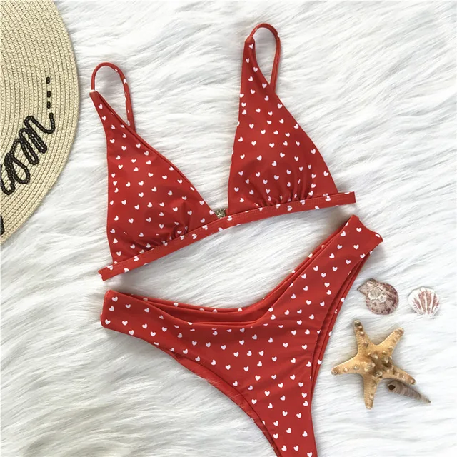 Ariel Sarah bikini Set 2019 Sexy strój kąpielowy stroje kąpielowe strój kąpielowy Kobiety czerwony Bikinis Heart Print plaża Wear Maillot de Bain Femme tanie tanio Niska talia Wire Free Floral Print K250 Polyester Terylene Pasuje do rozmiaru Weź swój normalny rozmiar Bikinis Set S M L Ariel Sarah bikini Set 2019 Sexy strój kąpielowy stroje kąpielowe strój kąpielowy Kobiety czerwony Bikinis Heart Print plaża Wear Maillot de Bain Femme tanie tanio Niska talia Wire Free Floral Print K250 Polyester Terylene Pasuje do rozmiaru Weź swój normalny rozmiar Bikinis Set S M L
