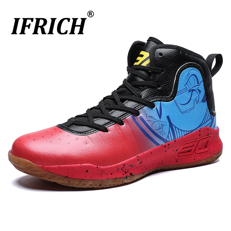

Basketball Shoes Men Height Increasin Spring/Summer Ifrich High Top Sport Trainers Anti-Slippery Sneakers Training Boots
