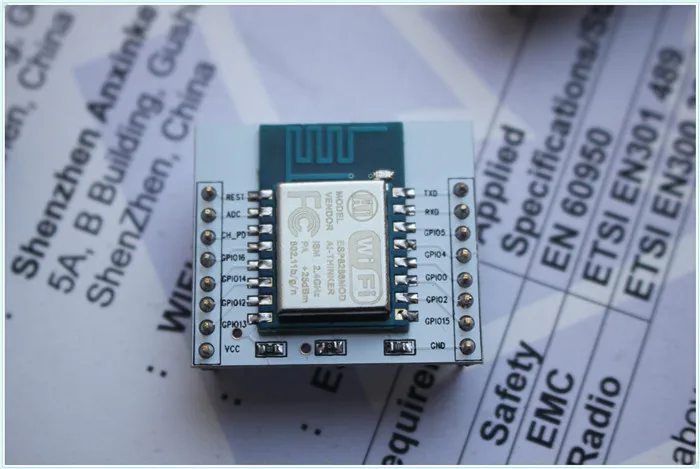 Модульная плата передачи Wi-Fi ESP8266 с последовательным портом все выводы портов