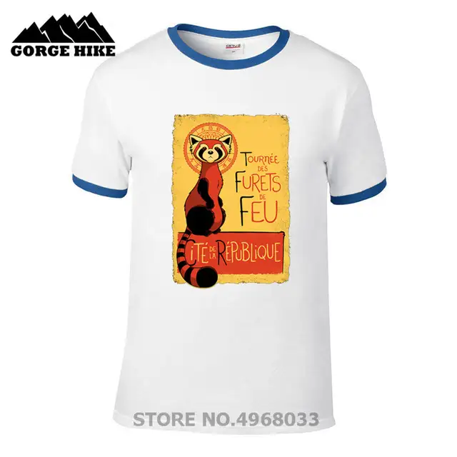 Us 566 45 Offsummer On Sale T Shirt The Last Airbender Aang Pabu Chat Noir Red Panda Tshirt Tournee Des Furets De Feu Rainbow Style T Shirt In