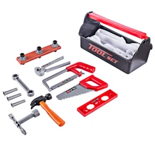 12 шт. ролевые игры классический садовый инструмент инструменты для ремонта игрушек набор пластиковых инструментов набор игрушек инструменты для детей с портативной коробкой