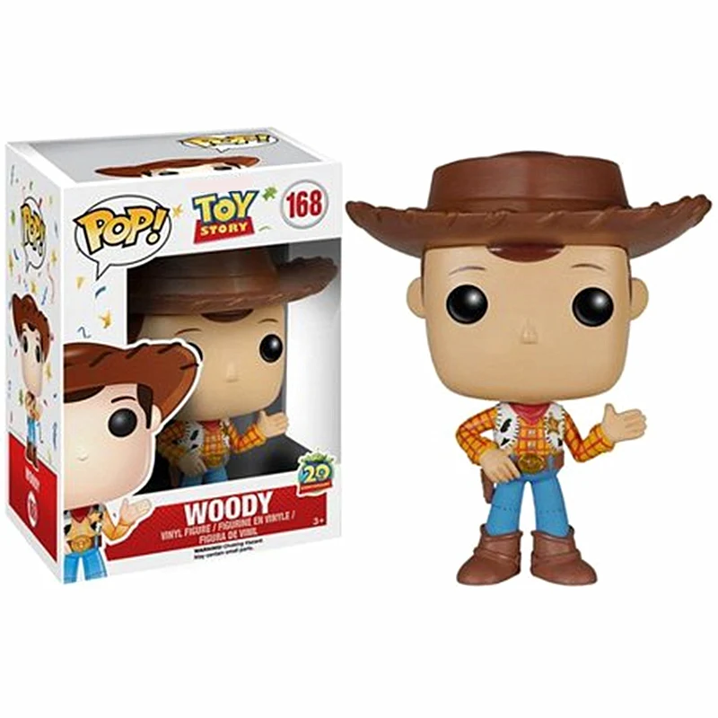 

FUNKO POP New Arrival Official Toy Story 4 Woody 168 # Anime Character Action Figures Model Doll Toys for Children Birthday Gift