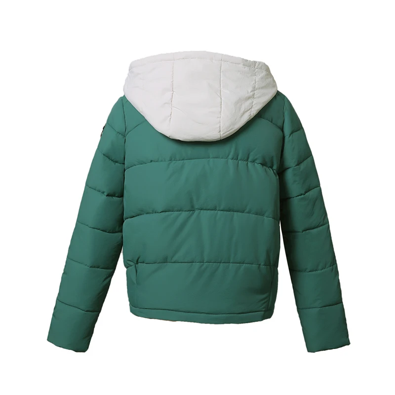 Дизайн зимняя куртка женская стоячий воротник женская верхняя одежда стеганое короткое пальто Лоскутная Дамская парка Mujer Invierno