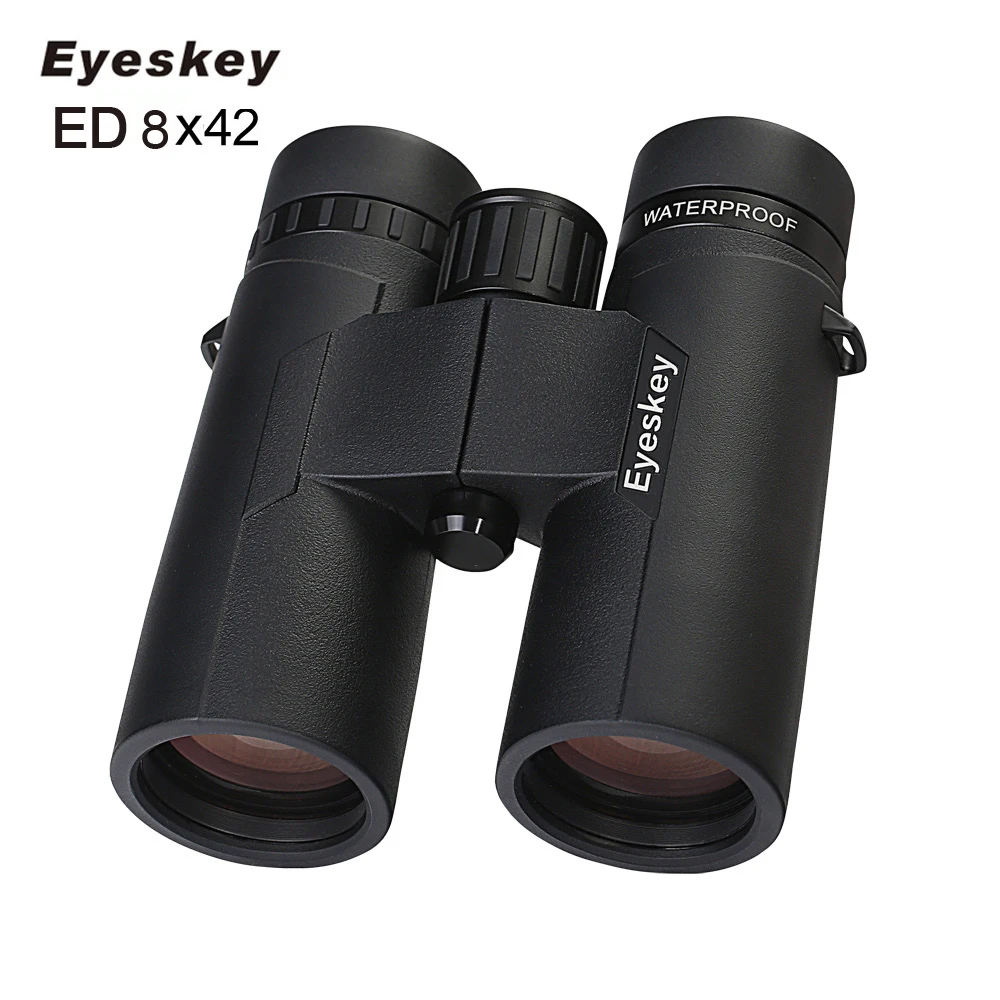 ED 8X42 Eyeskey IPX8 водонепроницаемый профессиональный бинокль для кемпинга охоты
