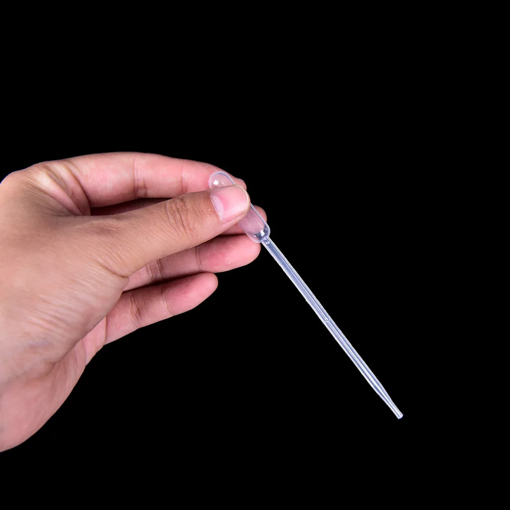 

100PCS 0.5m Pipettes Disposable Plasticl Graduated Pipettes Dropper Polyethylene for Experiment Medical