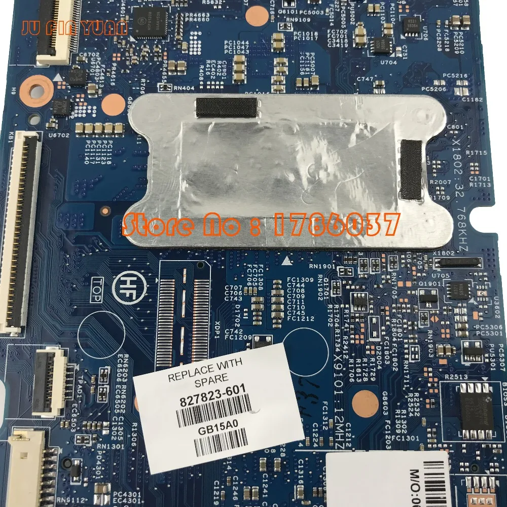 JU PIN YUAN для hp PAVILION X360 13T-S100 13-S Материнская плата ноутбука 827823-601 827823-501 448.05H02.0011 с ЦП I5-6200U