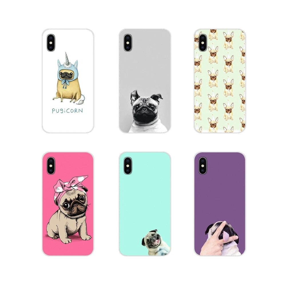 The Pug Accessories Phone Cases Covers For Huawei G7 G8 P7 P8 P9 P10 P20 P30 Lite Mini Pro P Smart Plus 2017 2018 2019 | Мобильные