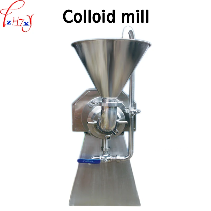 Horizontal colloid mill grinder JM-W120 stainless steel Food pulverization emulsification homogenization function 1pc | Инструменты