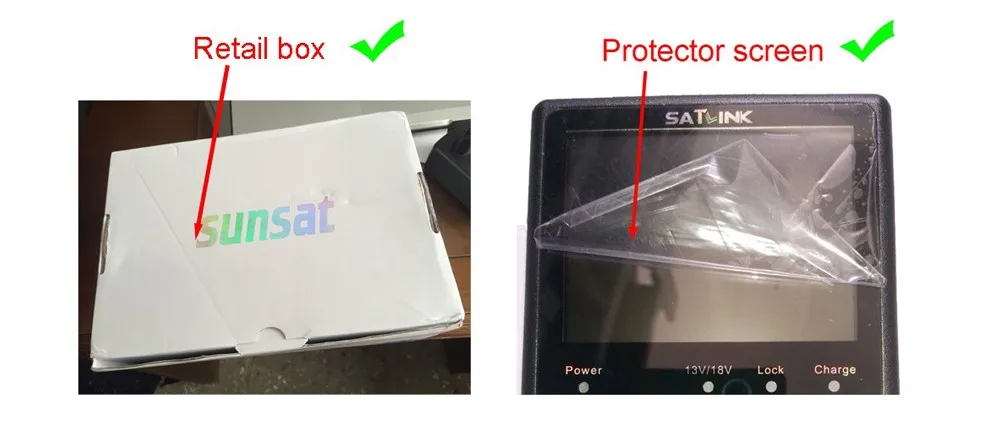 SATLINK цифровой сигнальный спутник метр WS-6906 3," ЖК-экран DVB-S FTA спутниковый искатель данных для ТВ AV