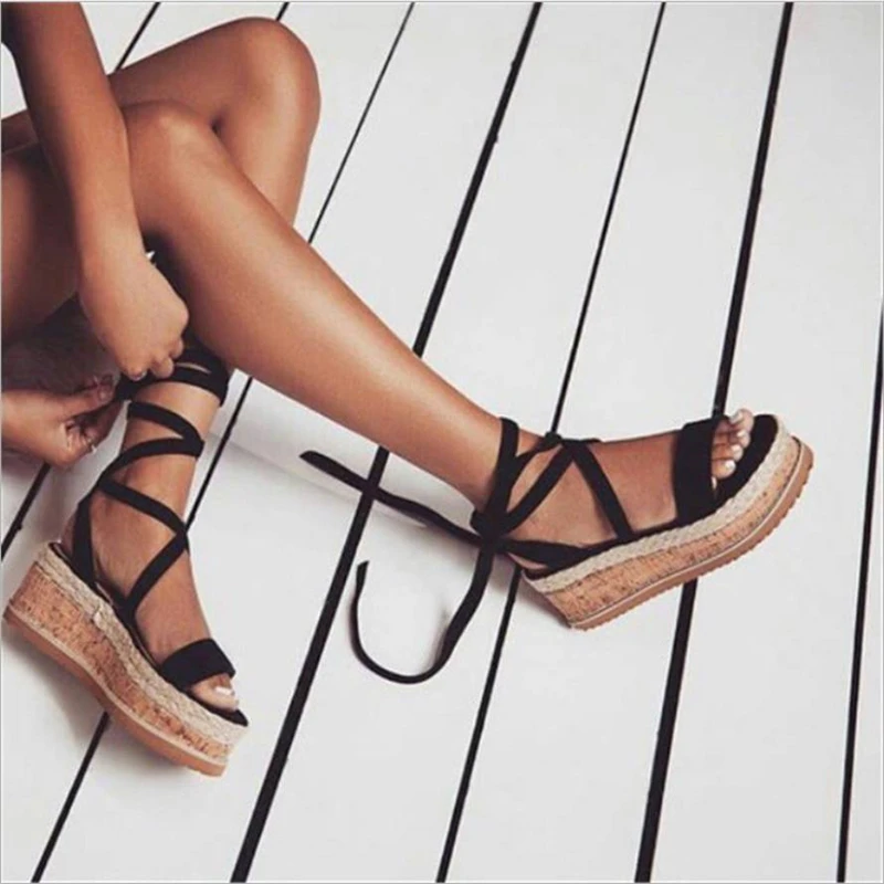 white lace up gladiator sandals