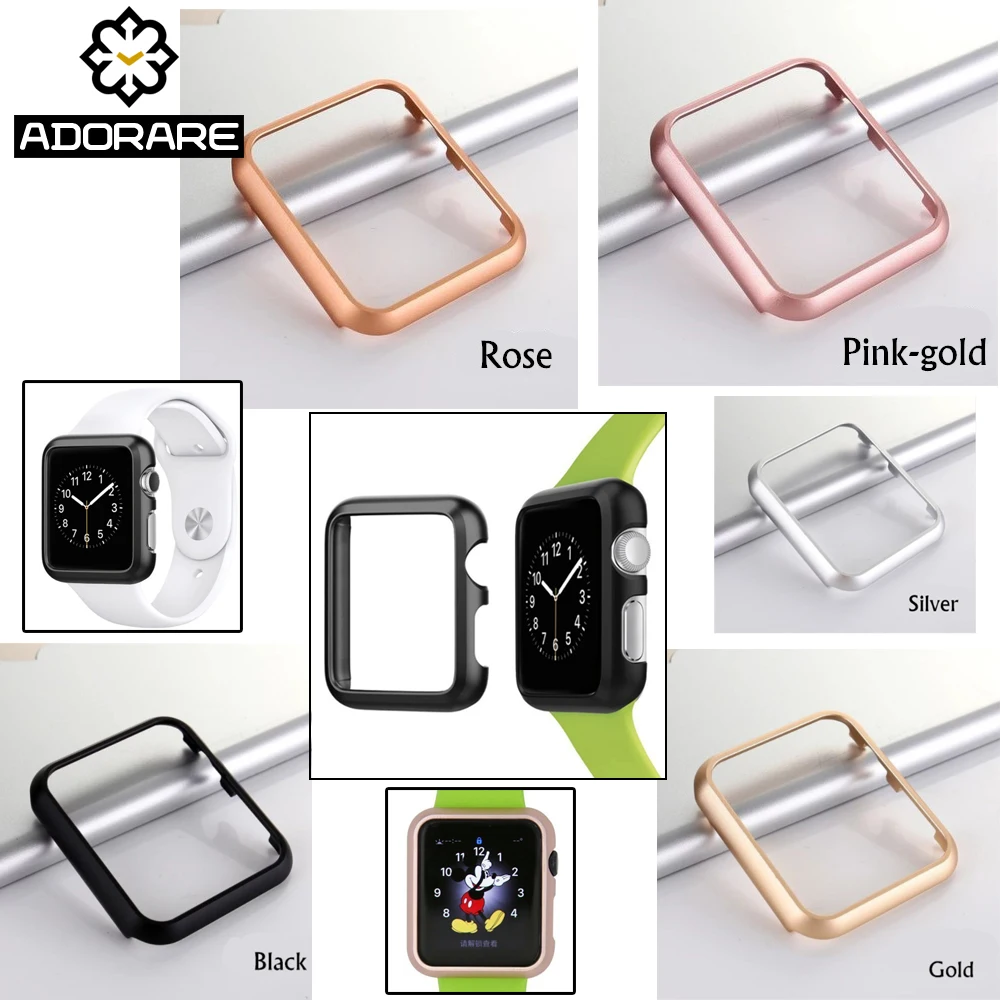 

Aluminum Metal Alloy Case For Apple Watch 4 38mm 42mm High Quality Protector Cover Frame For iwatch Series 1/2/3 Accessories