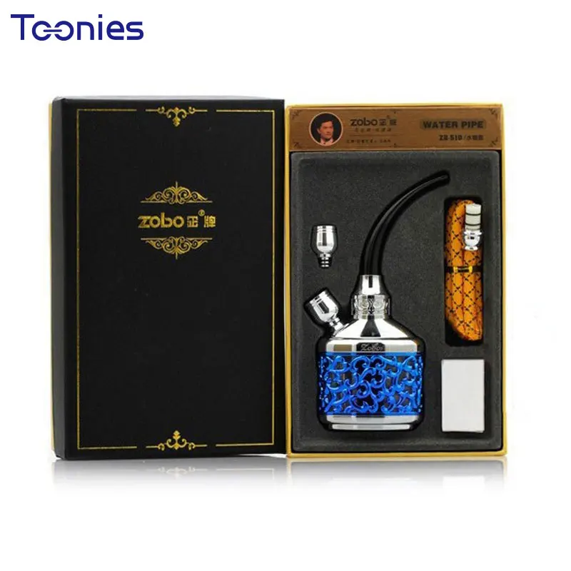 Popular Hollow Out Exquisite Gits Box Smoking Pipe for Tobacco Leaf