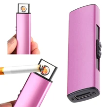 Cigarette Cigar Lighter Rechargeable USB Charging Windproof Flameless No Gas-m18