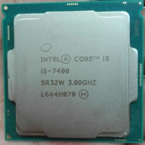 Процессор Intel Core i5 7 серии I5 7400 LGA 1151-land FC-LGA 14 нанометров четырехъядерный кабельный